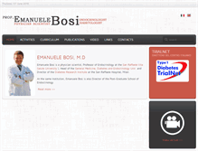 Tablet Screenshot of emanuelebosi.com